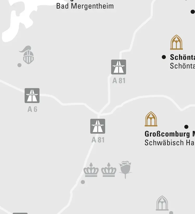 Illustration: Staatliche Schlösser und Gärten Baden-Württemberg, JUNG Kommunikation GmbH Hohenlohe & Ellwangen